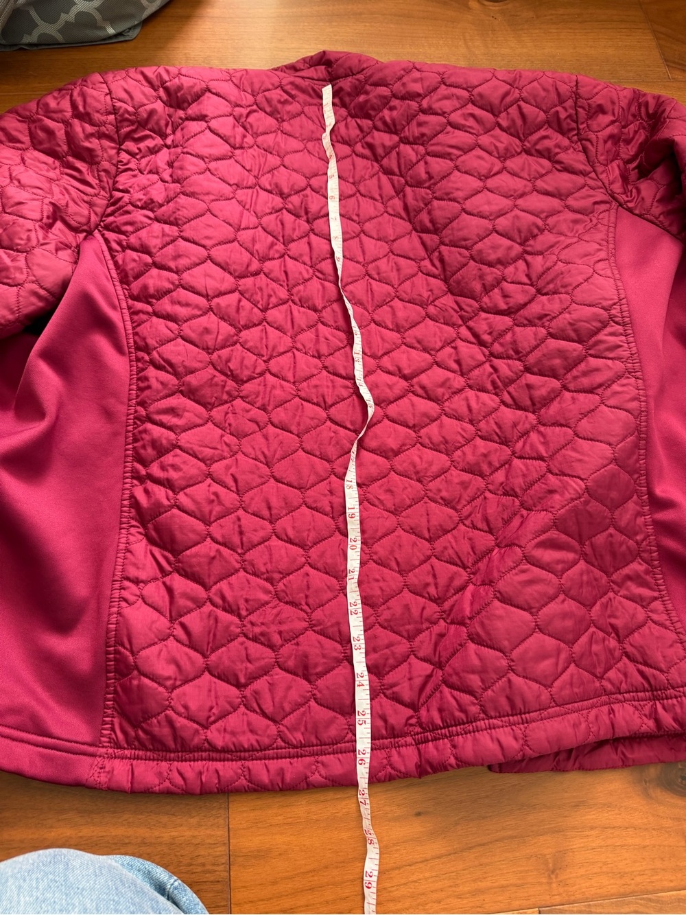 L.L. Bean Quilted Full‑Zip Puffer Jacket - Raspberry - Picture 7 of 7